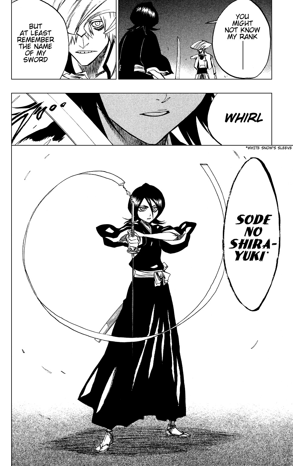 Bleach manga, chapter 201, page 16 of 23