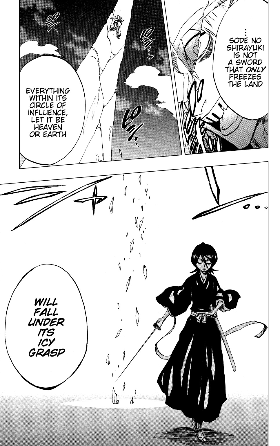 Bleach manga, chapter 201, page 22 of 23