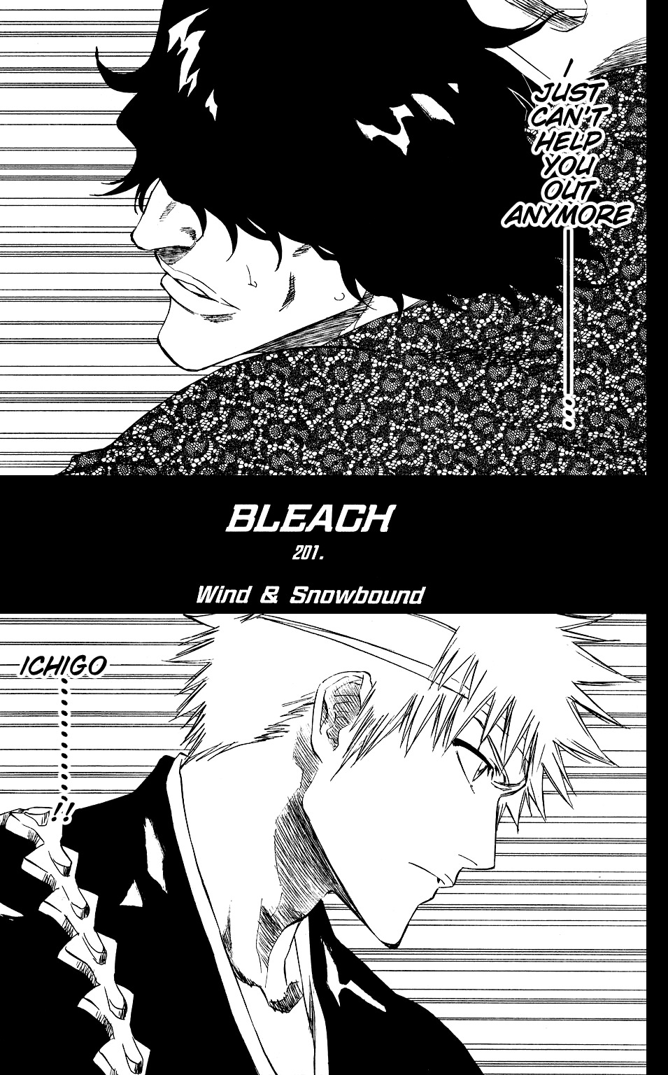 Bleach manga, chapter 201, page 5 of 23