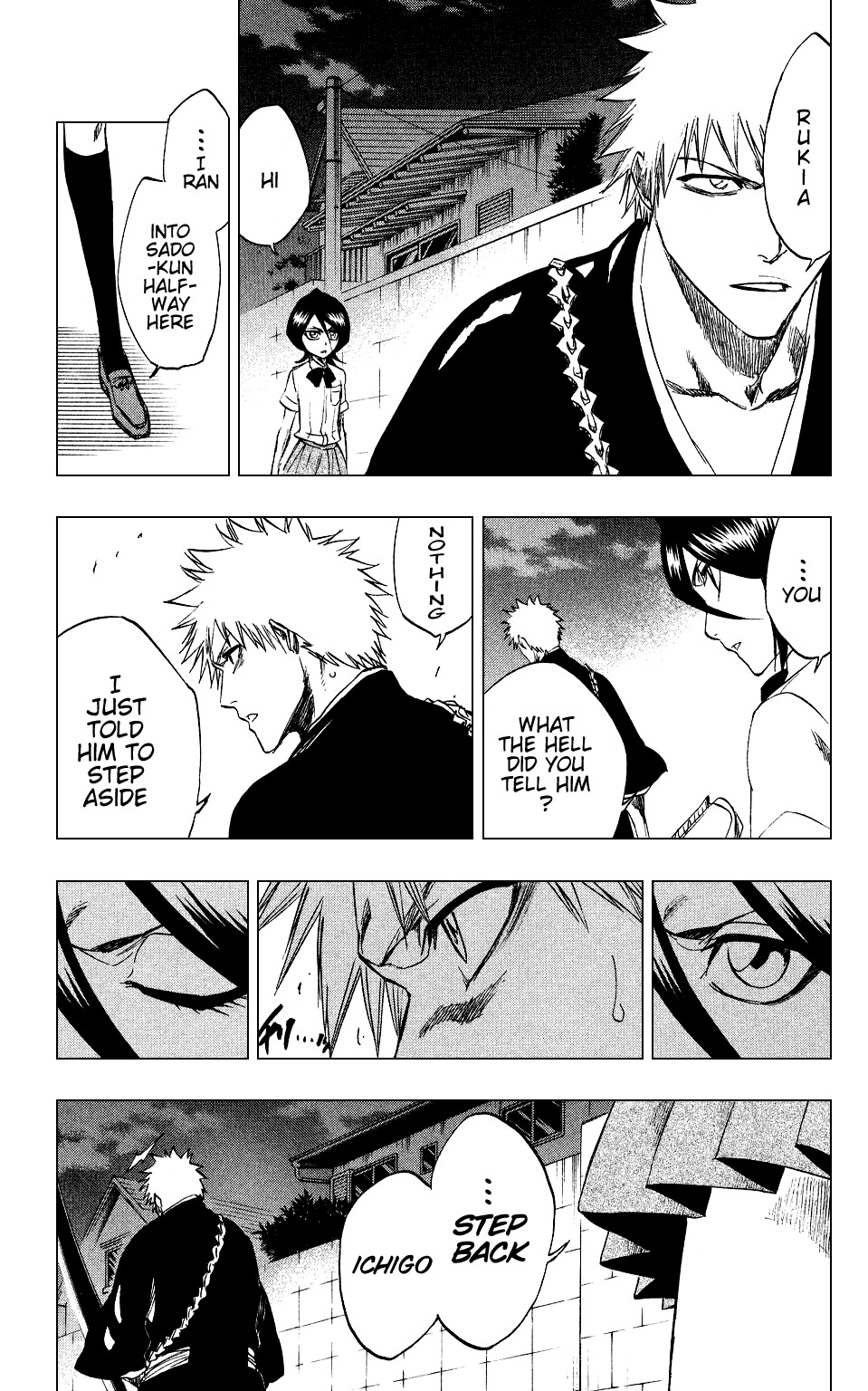 Bleach manga, chapter 201, page 7 of 23