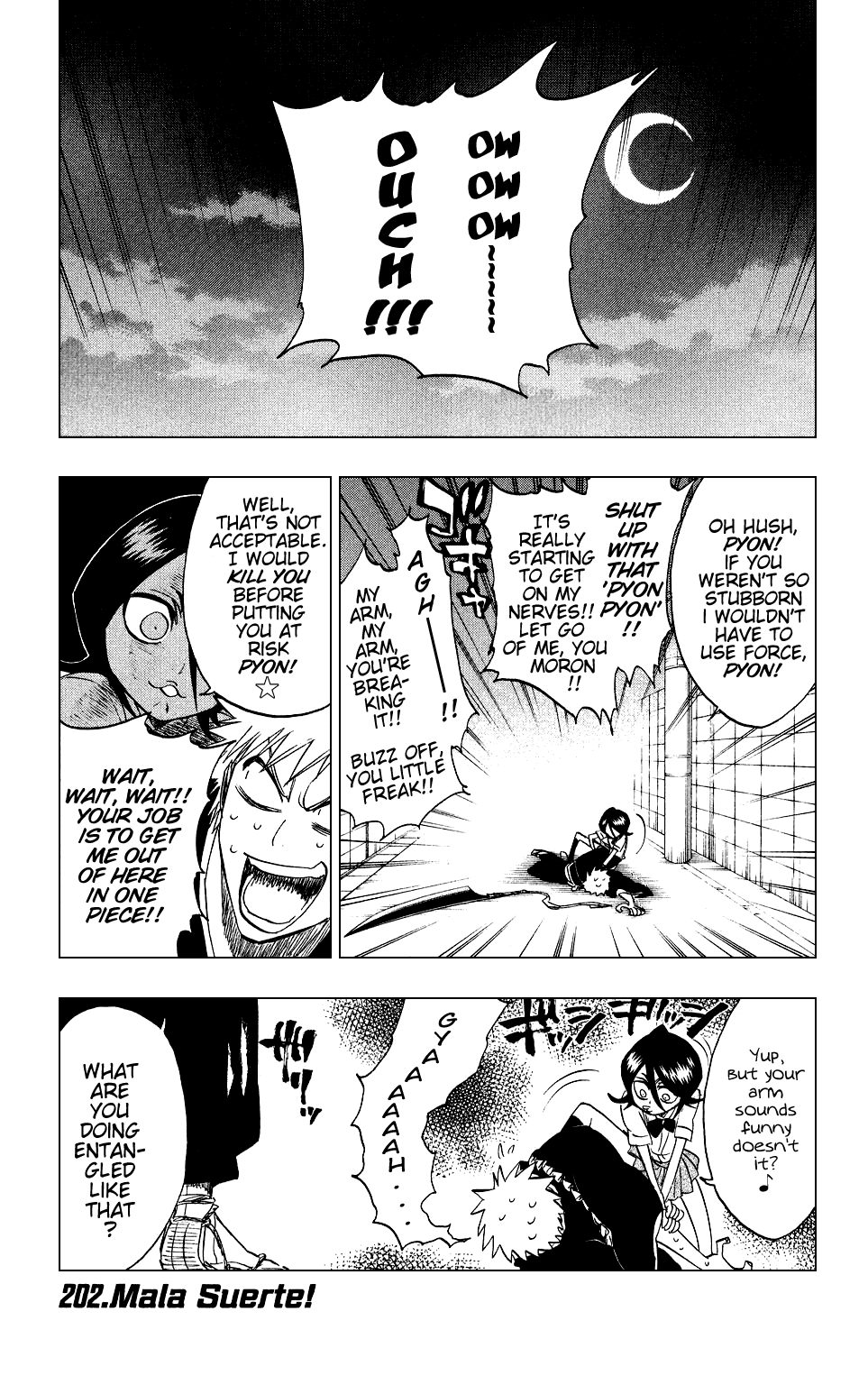 Bleach manga, chapter 202, page 1 of 20