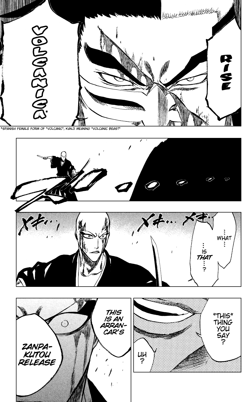 Bleach manga, chapter 203, page 17 of 21