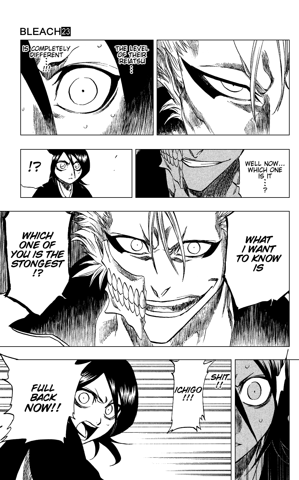 Bleach manga, chapter 204, page 7 of 24