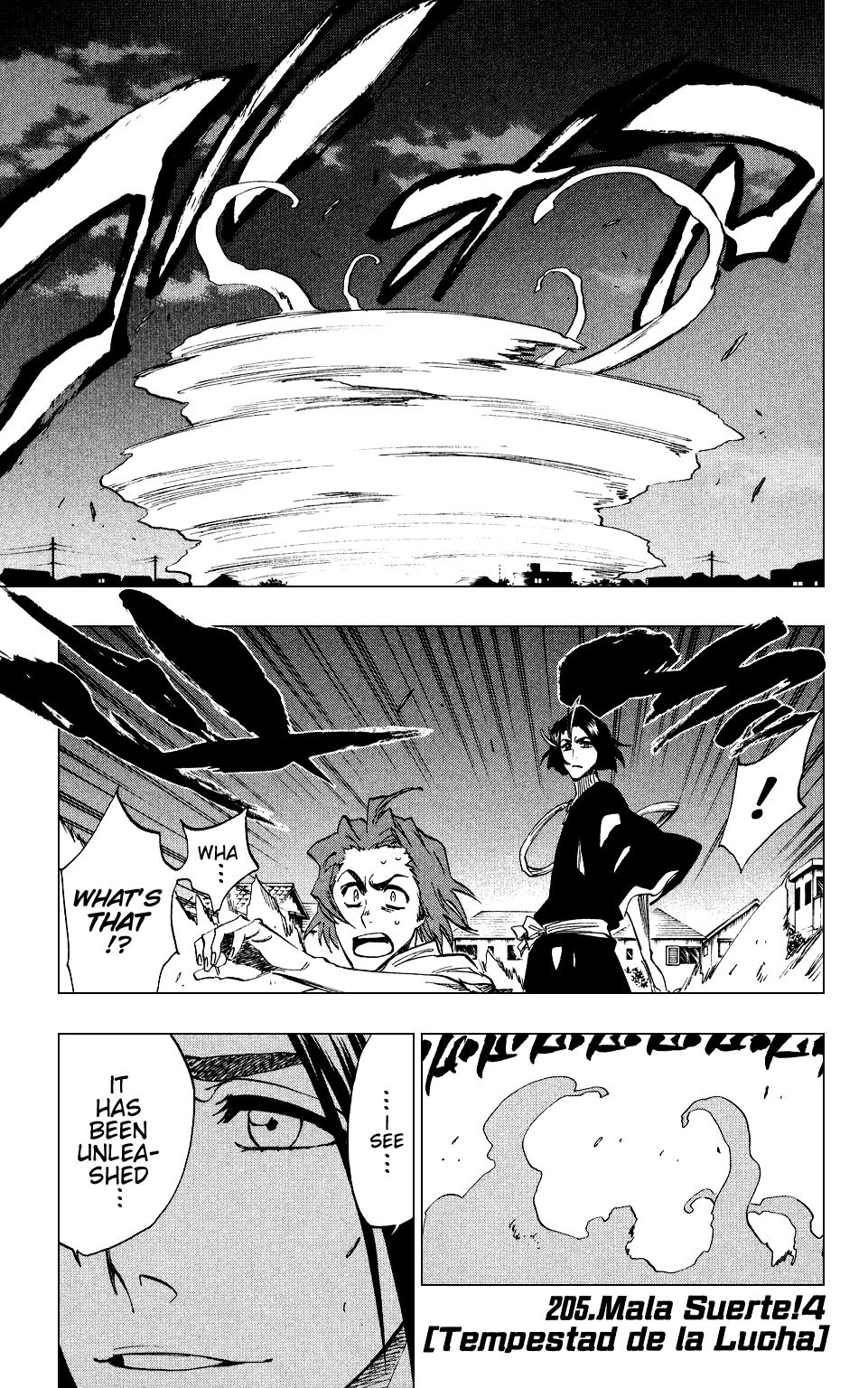 Bleach manga, chapter 205, page 1 of 20