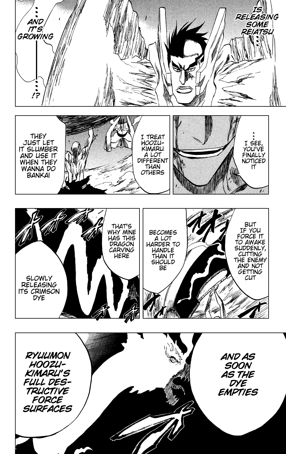 Bleach manga, chapter 205, page 17 of 20