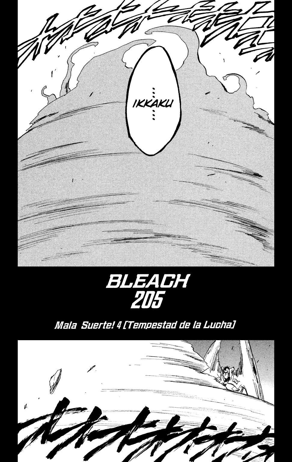 Bleach manga, chapter 205, page 2 of 20