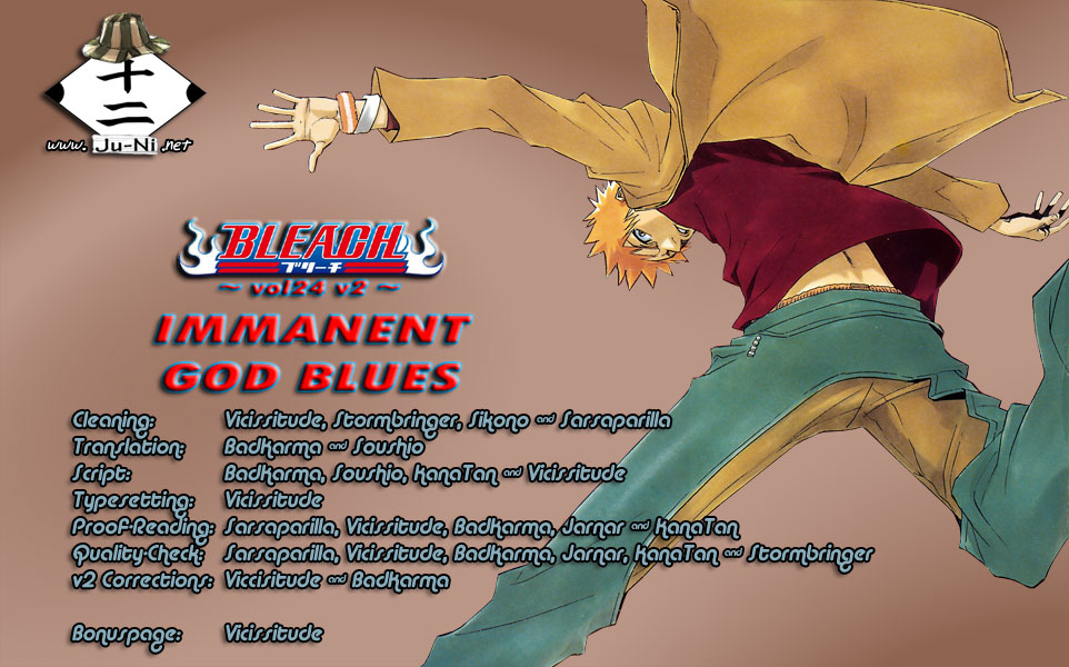Bleach manga, chapter 206, page 1 of 27