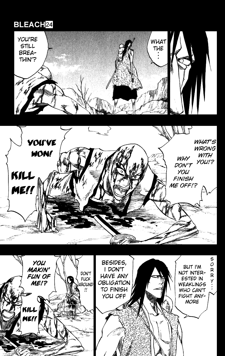 Bleach manga, chapter 206, page 15 of 27