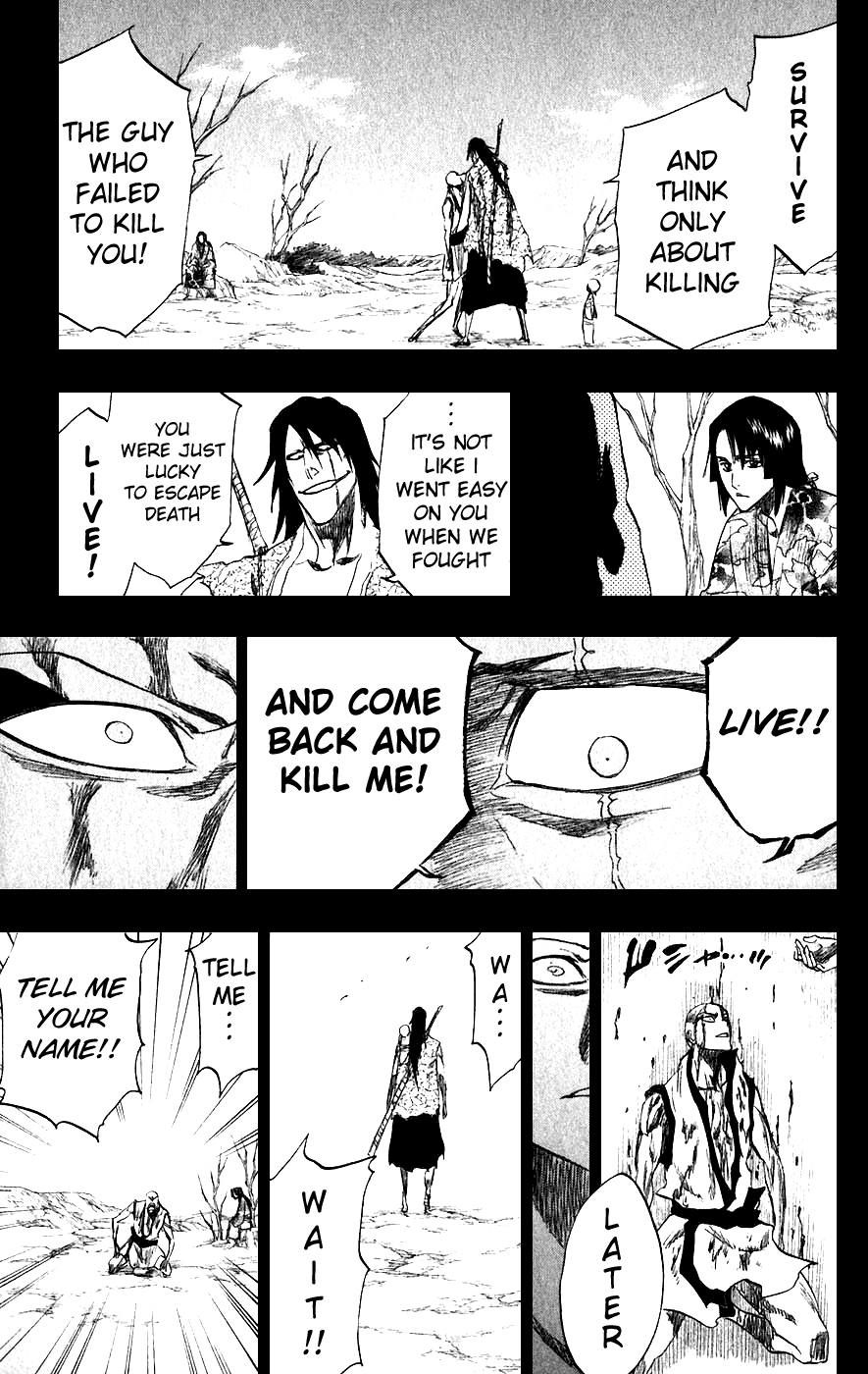 Bleach manga, chapter 206, page 17 of 27