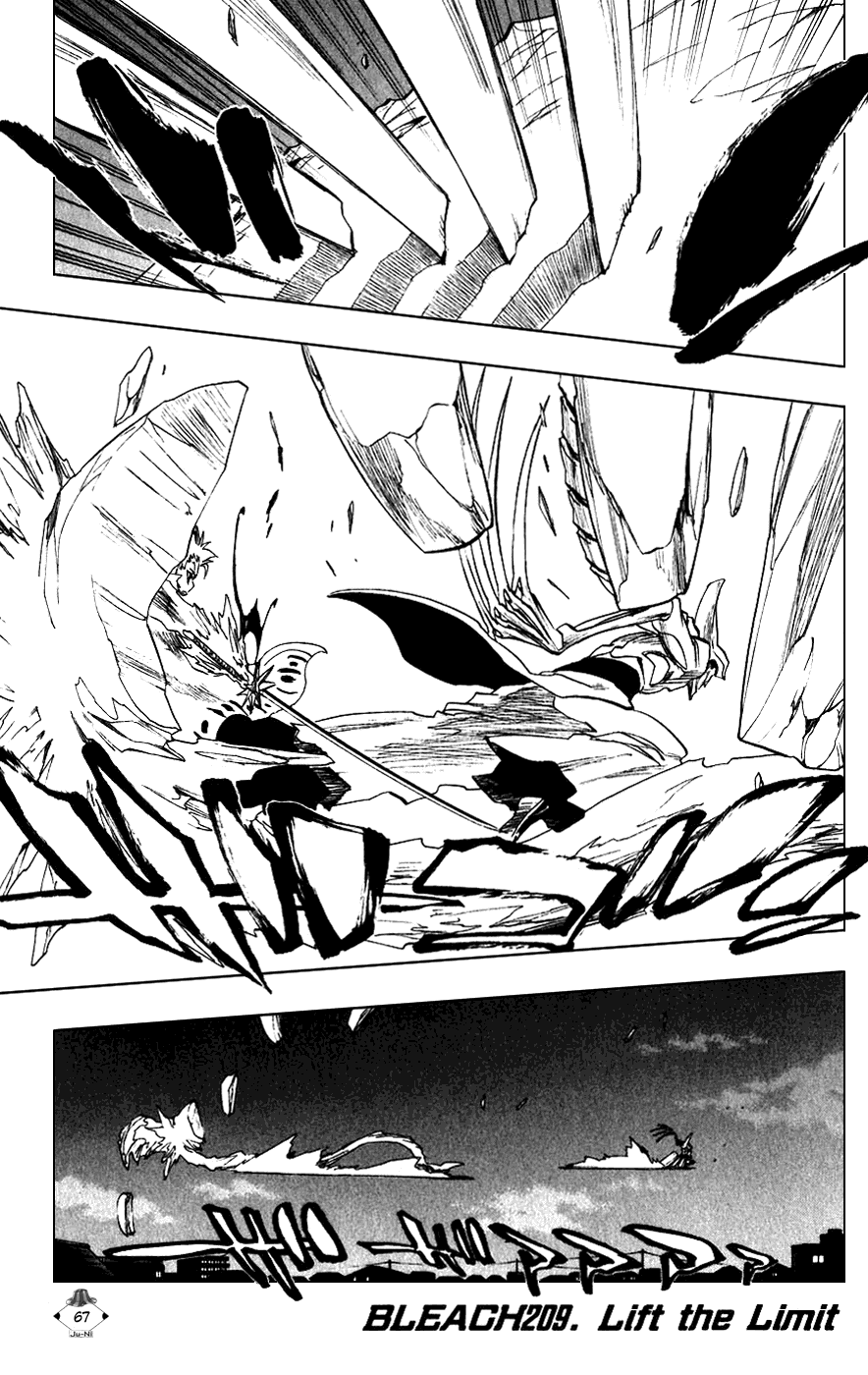 Bleach manga, chapter 209, page 1 of 17