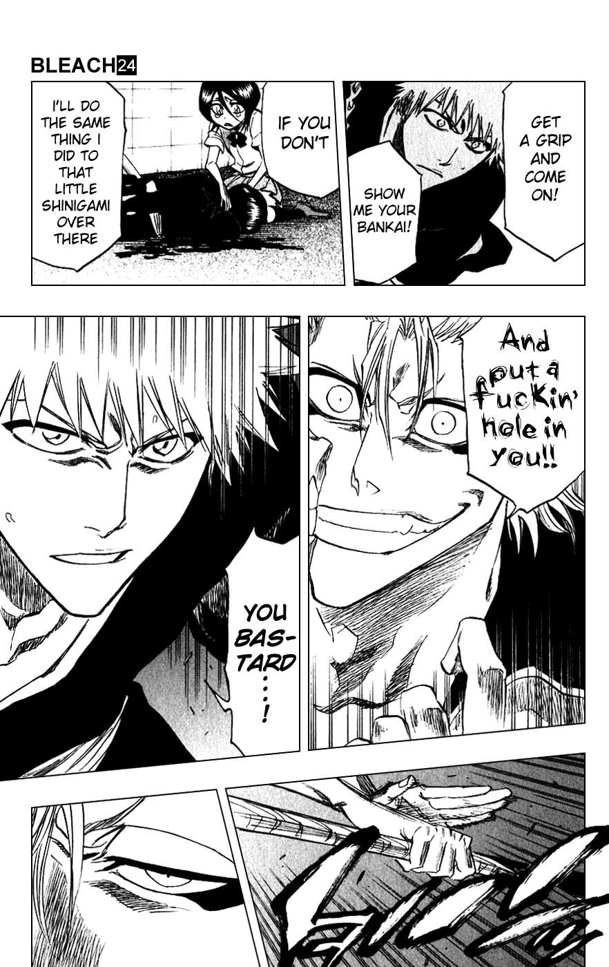 Bleach manga, chapter 209, page 9 of 17