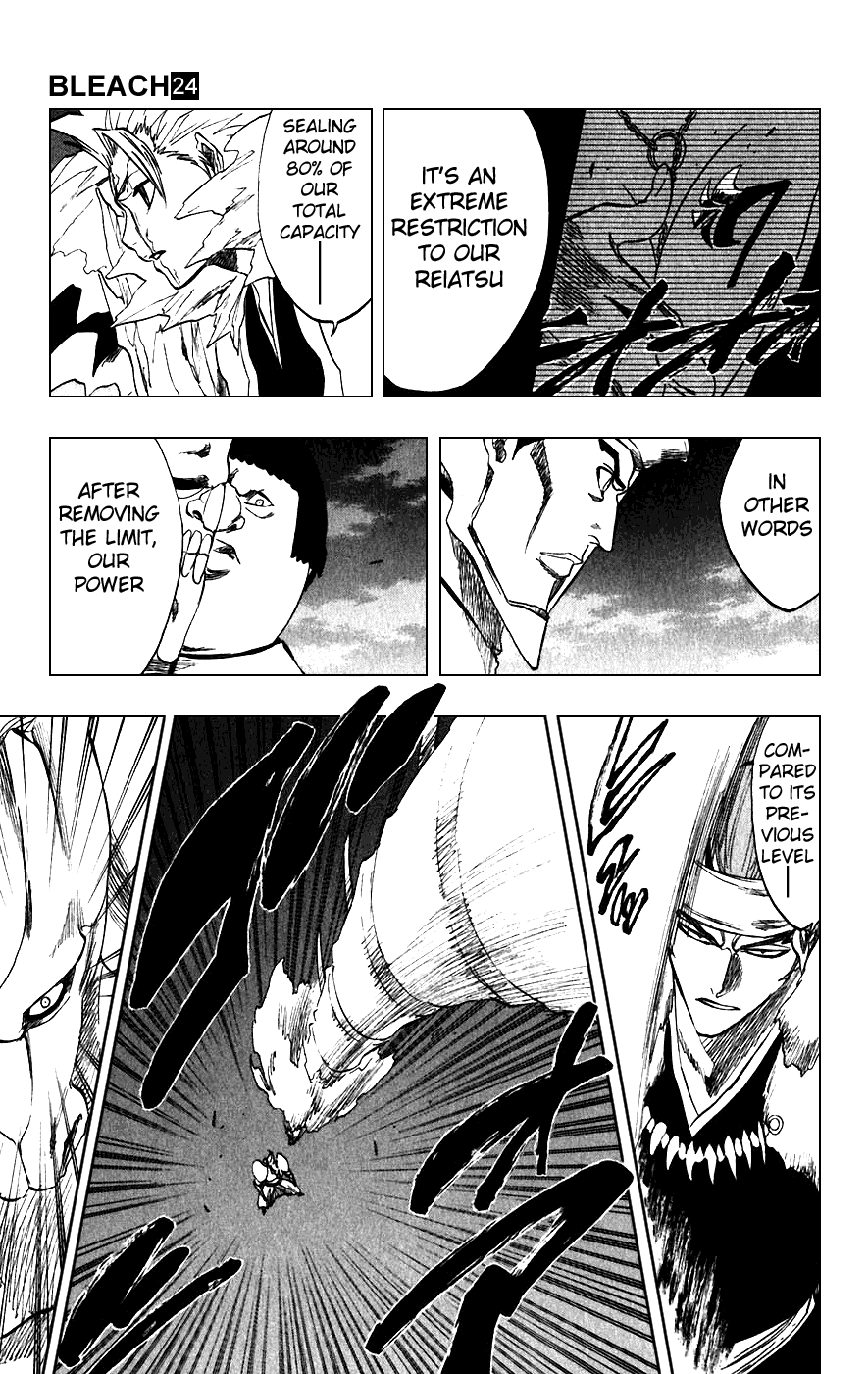 Bleach manga, chapter 210, page 6 of 18