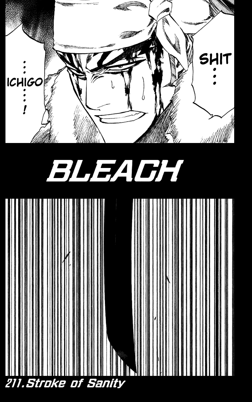 Bleach Chapter 211 page 4 - Chapter 211: Stroke of Sanity