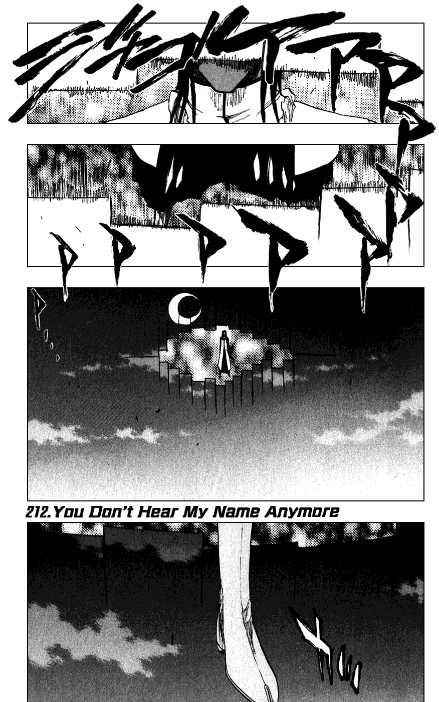 Bleach manga, chapter 212, page 1 of 20