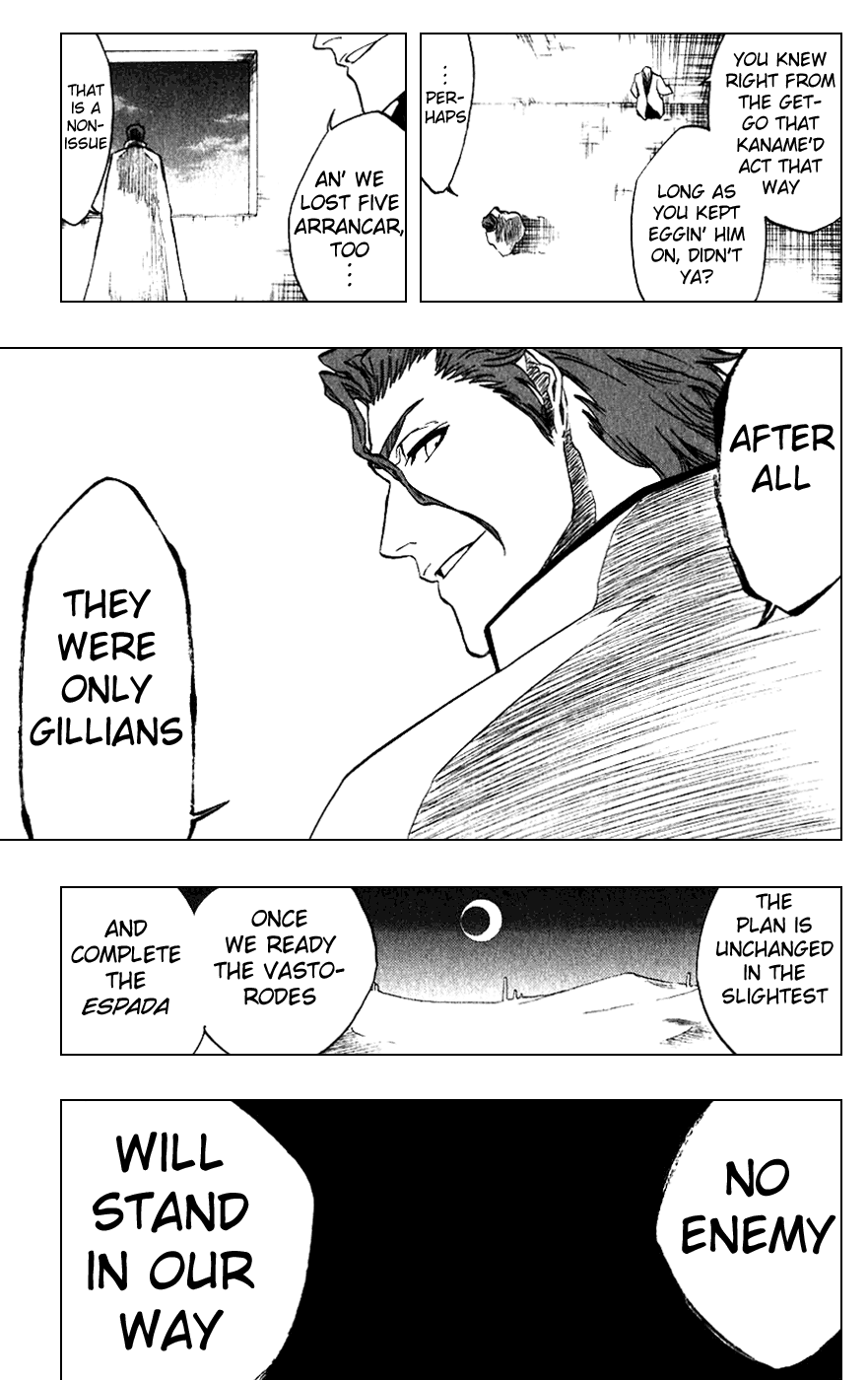 Bleach manga, chapter 213, page 19 of 20