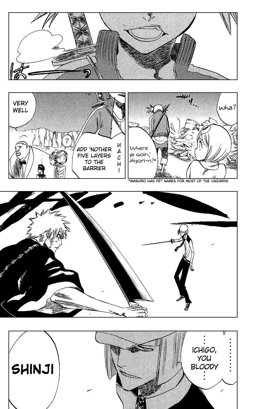 Bleach manga, chapter 215, page 21 of 28