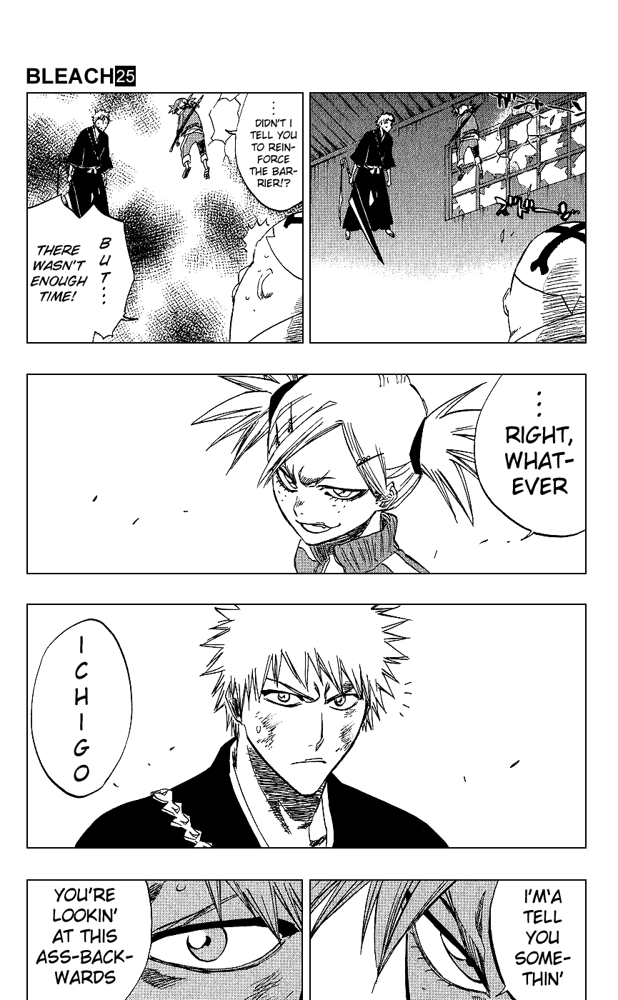 Bleach manga, chapter 215, page 23 of 28