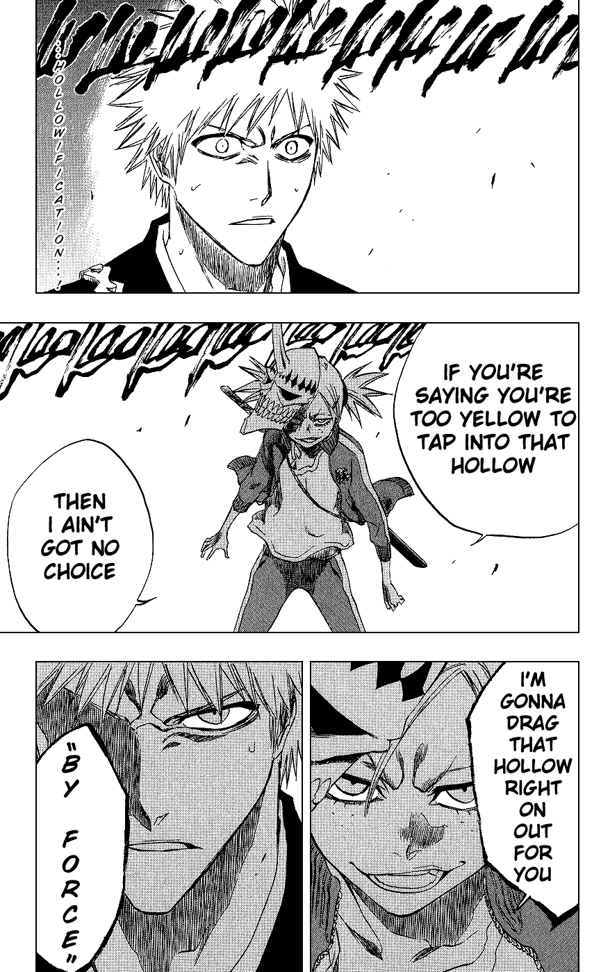 Bleach manga, chapter 215, page 27 of 28