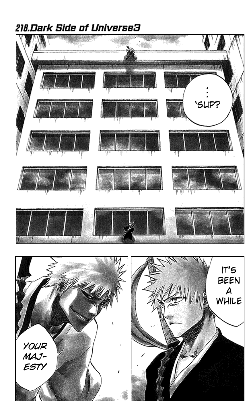 Bleach manga, chapter 218, page 1 of 24