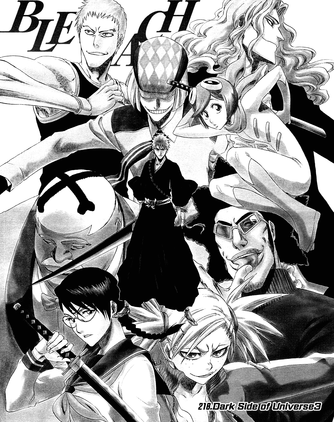 Bleach manga, chapter 218, page 3 of 24