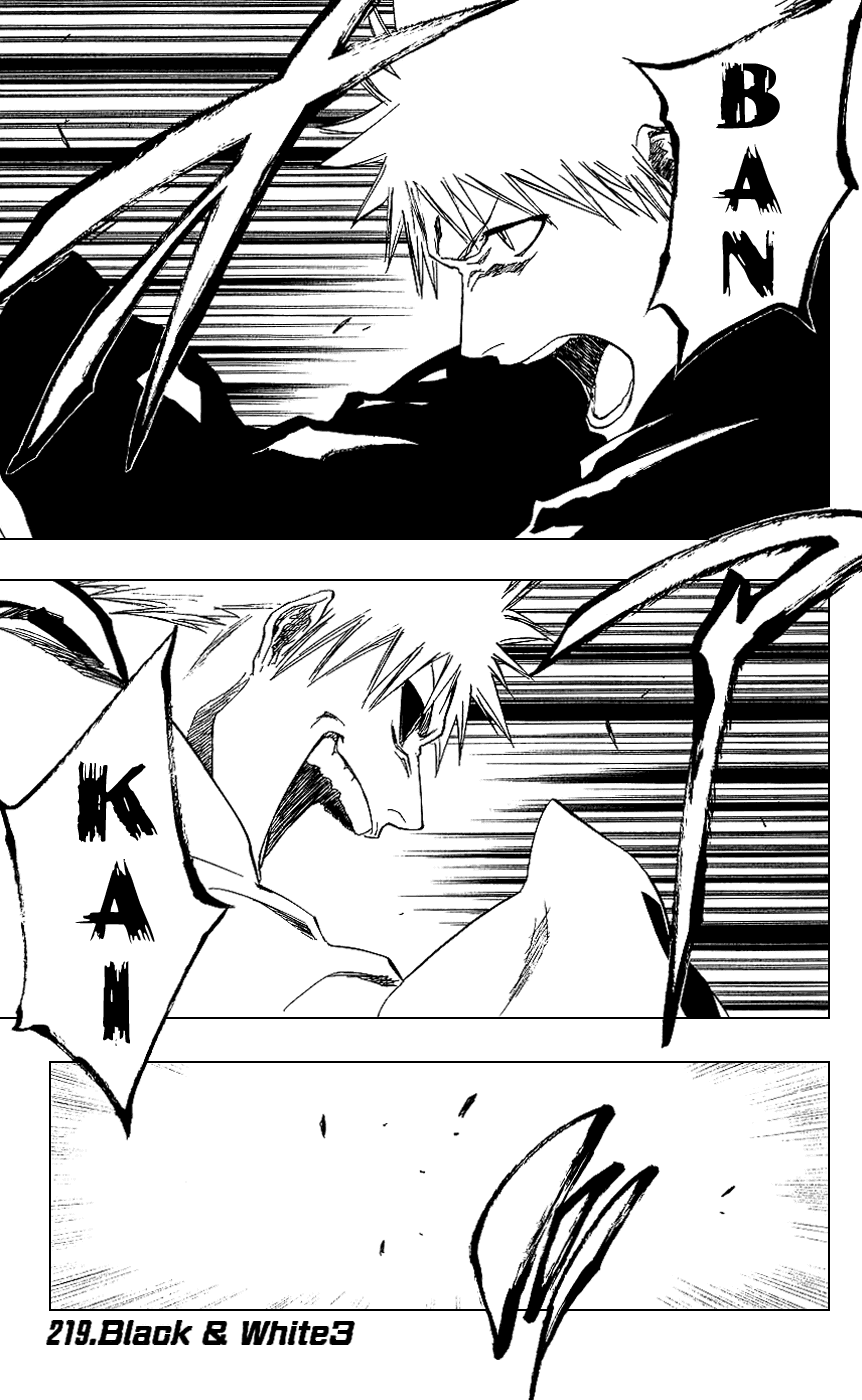 Bleach Chapter 219 page 1 - Chapter 219: Black & White 3