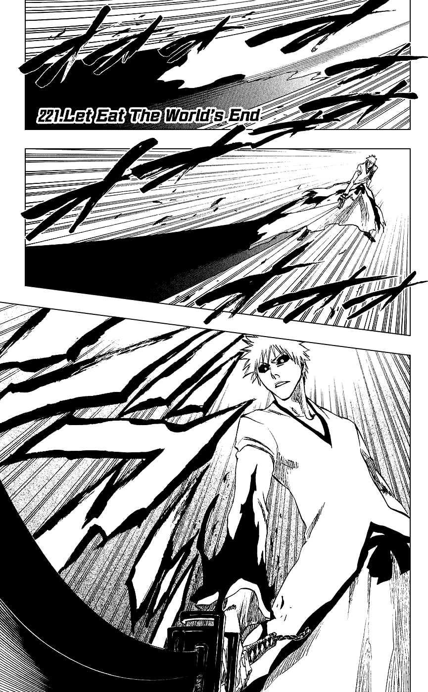Bleach manga, chapter 221, page 1 of 20