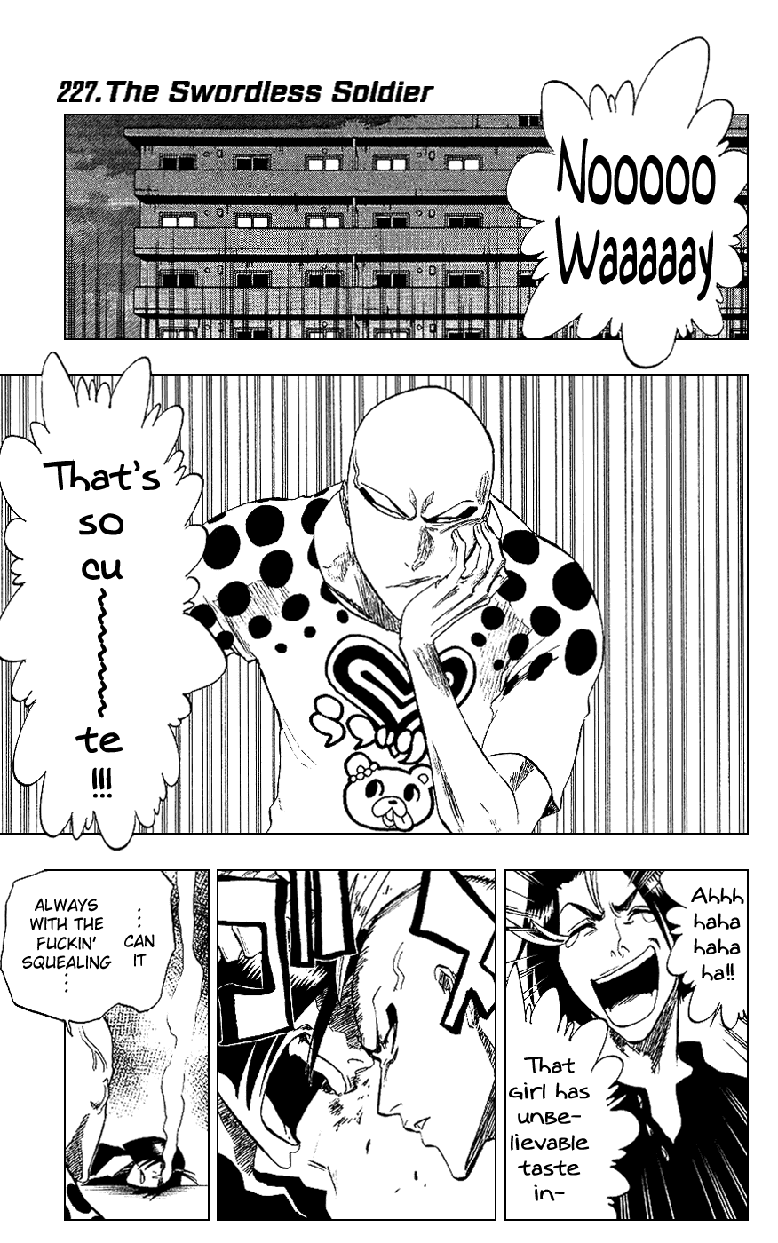 Bleach Chapter 227 page 1 - Chapter 227: The Swordless Soldier