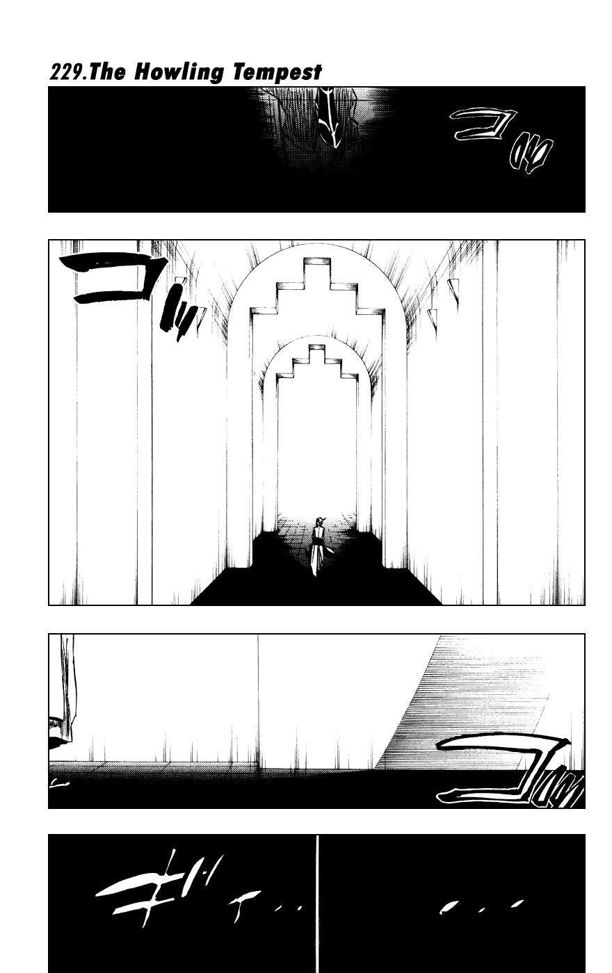Bleach Chapter 229 page 1 - Chapter 229: The Howling Tempest