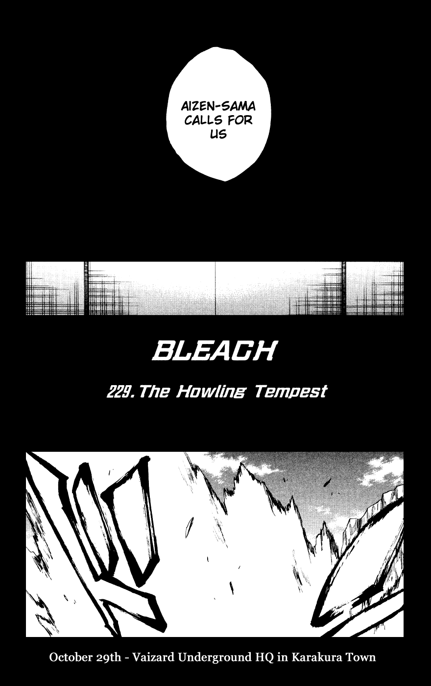 Bleach Chapter 229 page 6 - Chapter 229: The Howling Tempest