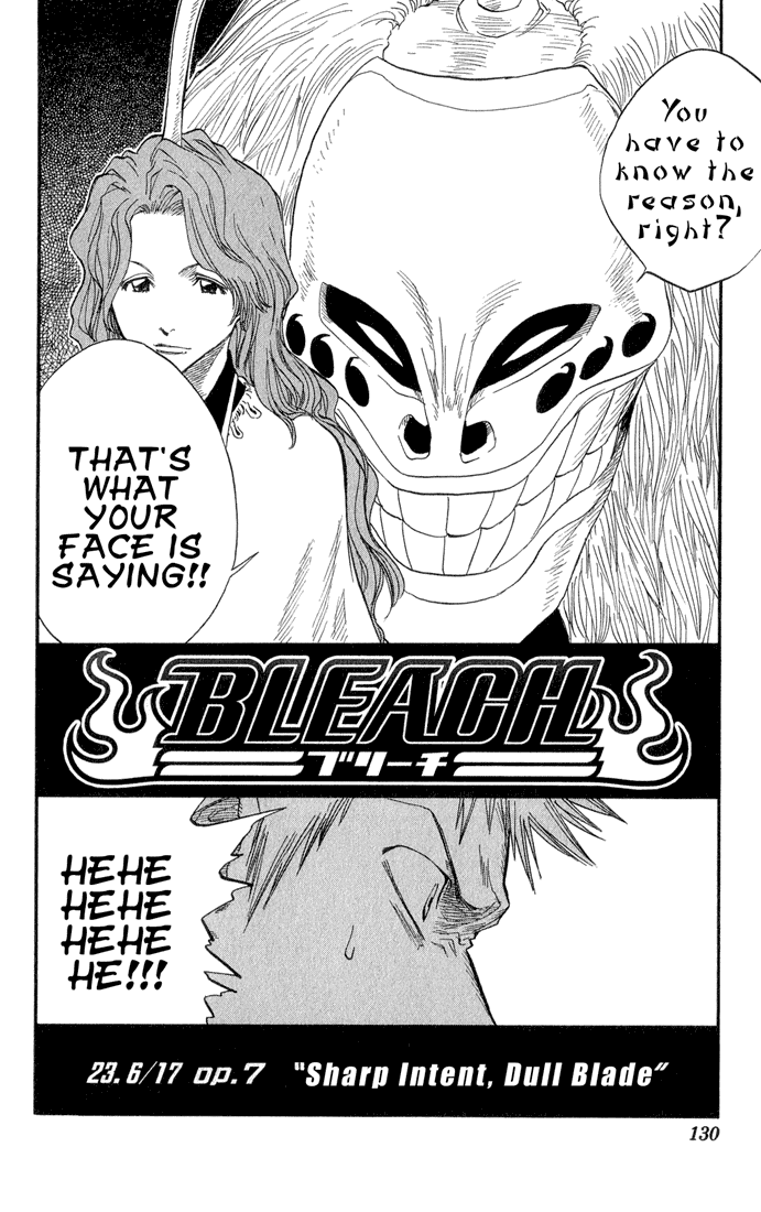 Bleach Chapter 23 page 3 - Chapter 23: 6/17 op. 7 Sharp Will, Dull Blade