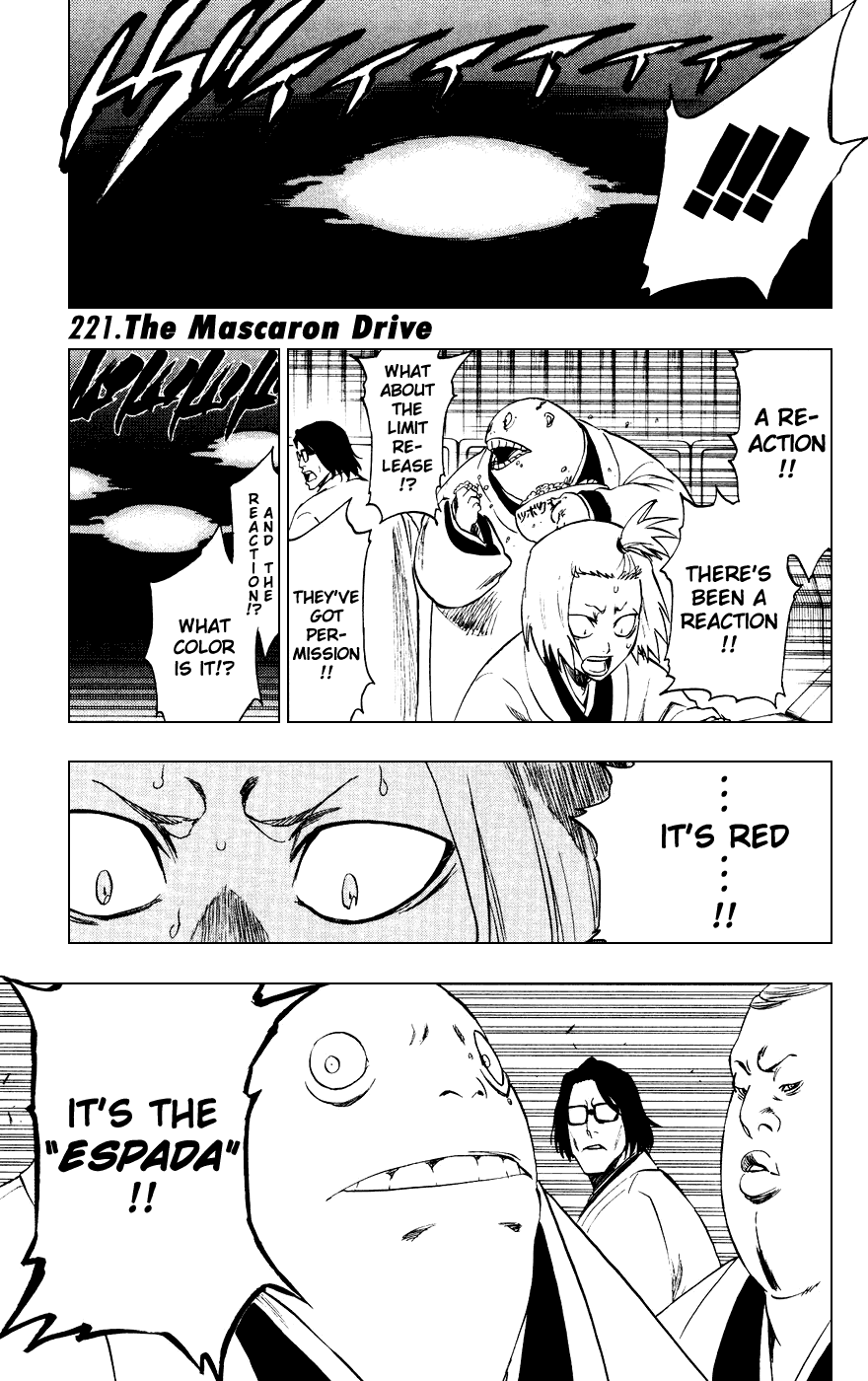 Bleach manga, chapter 231, page 1 of 19