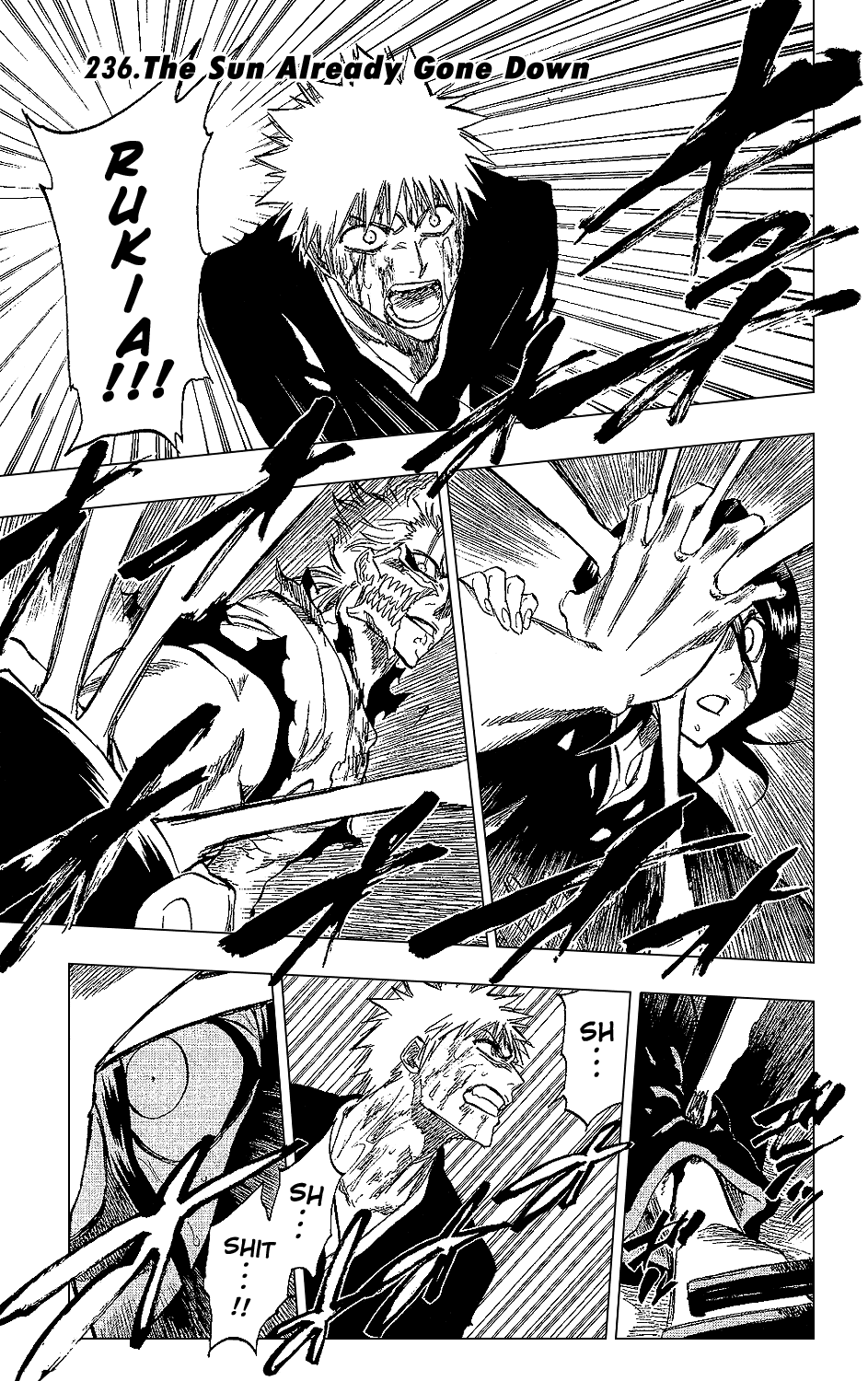 Bleach Chapter 236 page 1 - Chapter 236: The Sun Already Gone Down