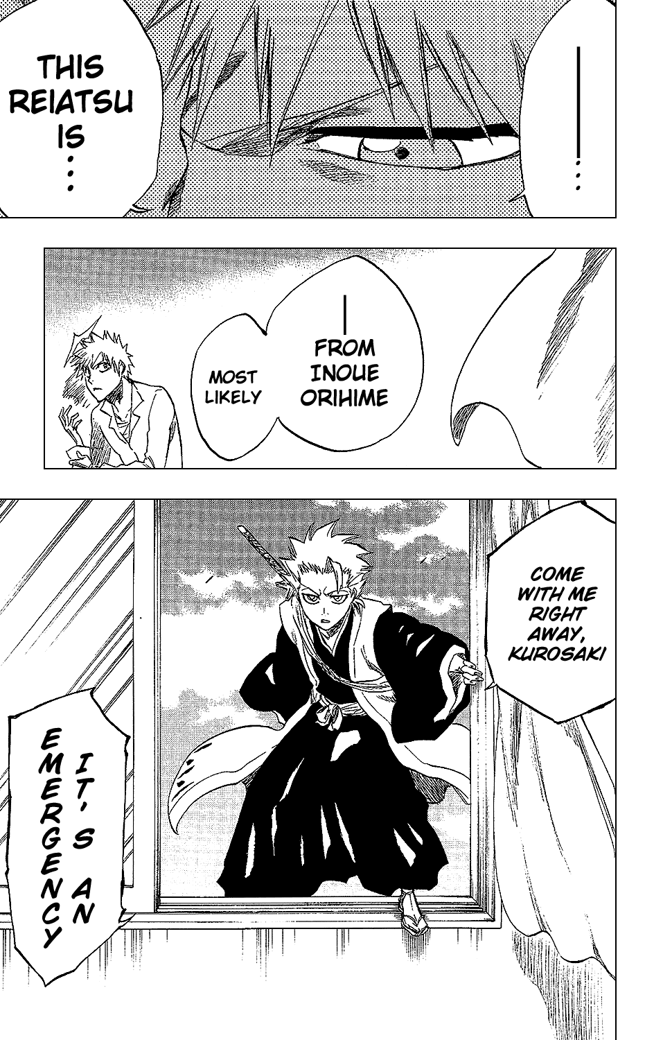 Bleach Chapter 238 page 3 - Chapter 238: Eagle Without Wings
