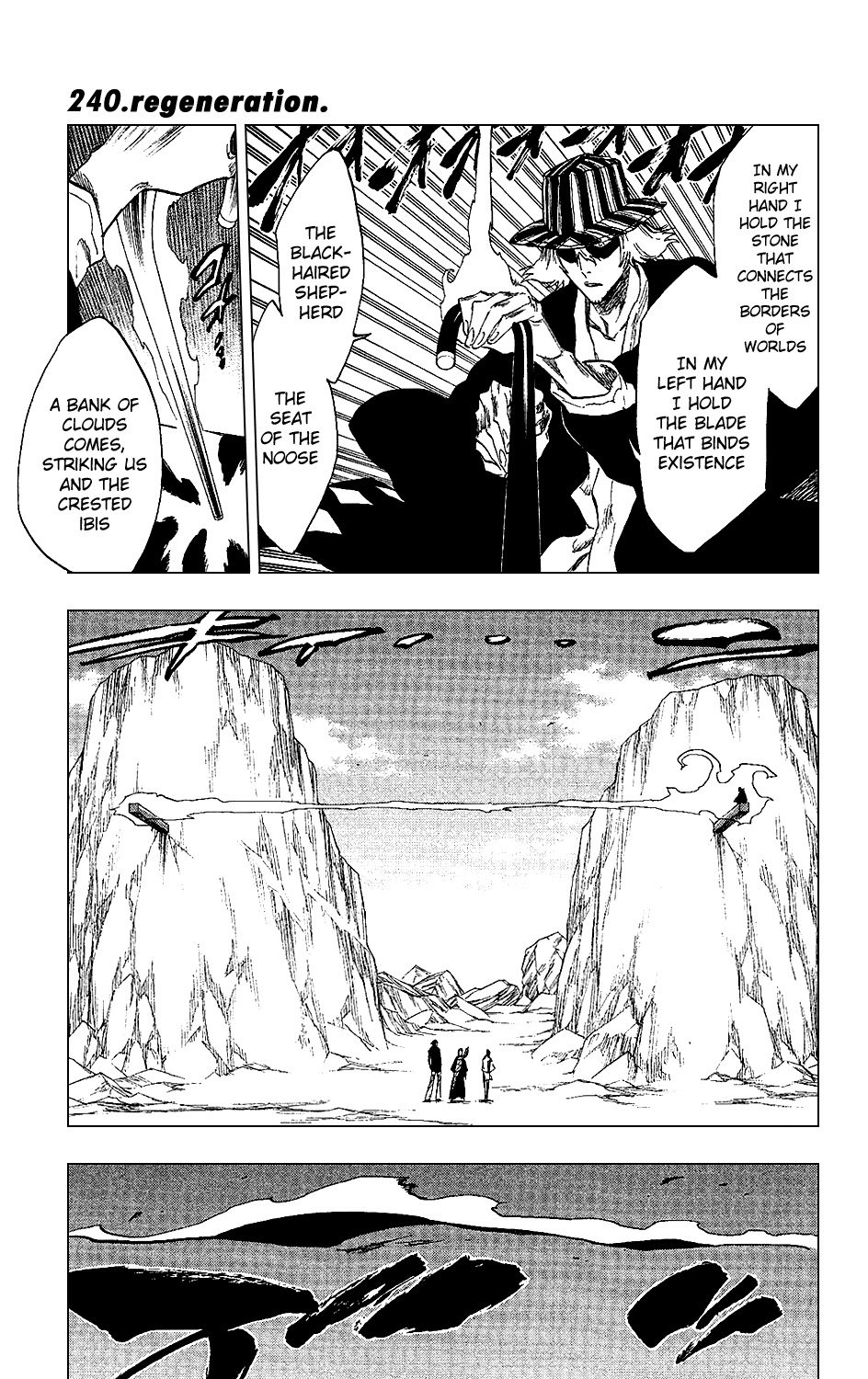 Bleach Chapter 240 page 1 - Chapter 240: Regeneration.