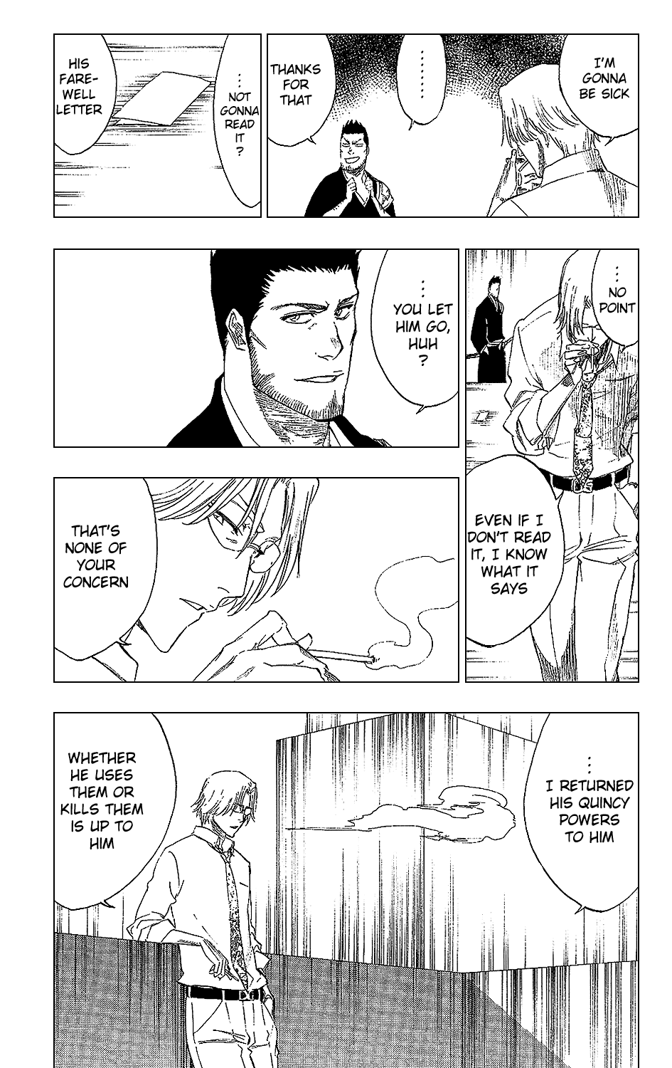 Bleach manga, chapter 241, page 11 of 19