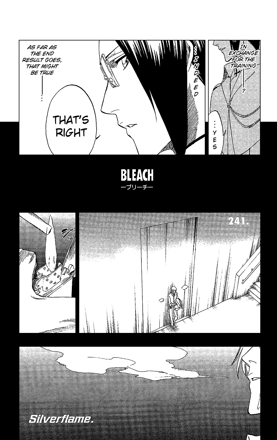 Bleach manga, chapter 241, page 3 of 19