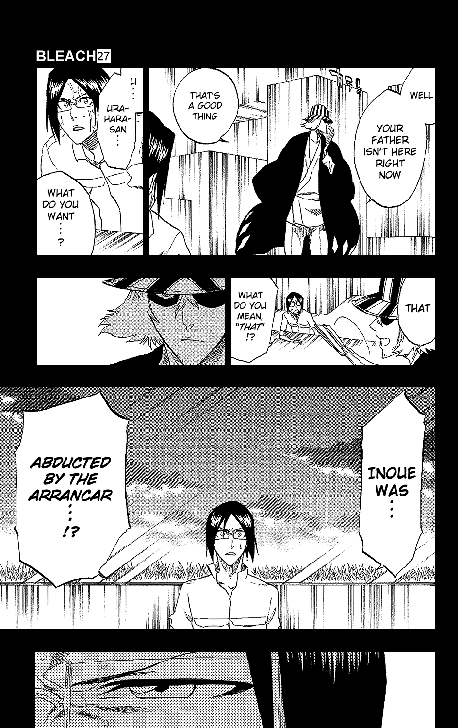 Bleach manga, chapter 241, page 5 of 19