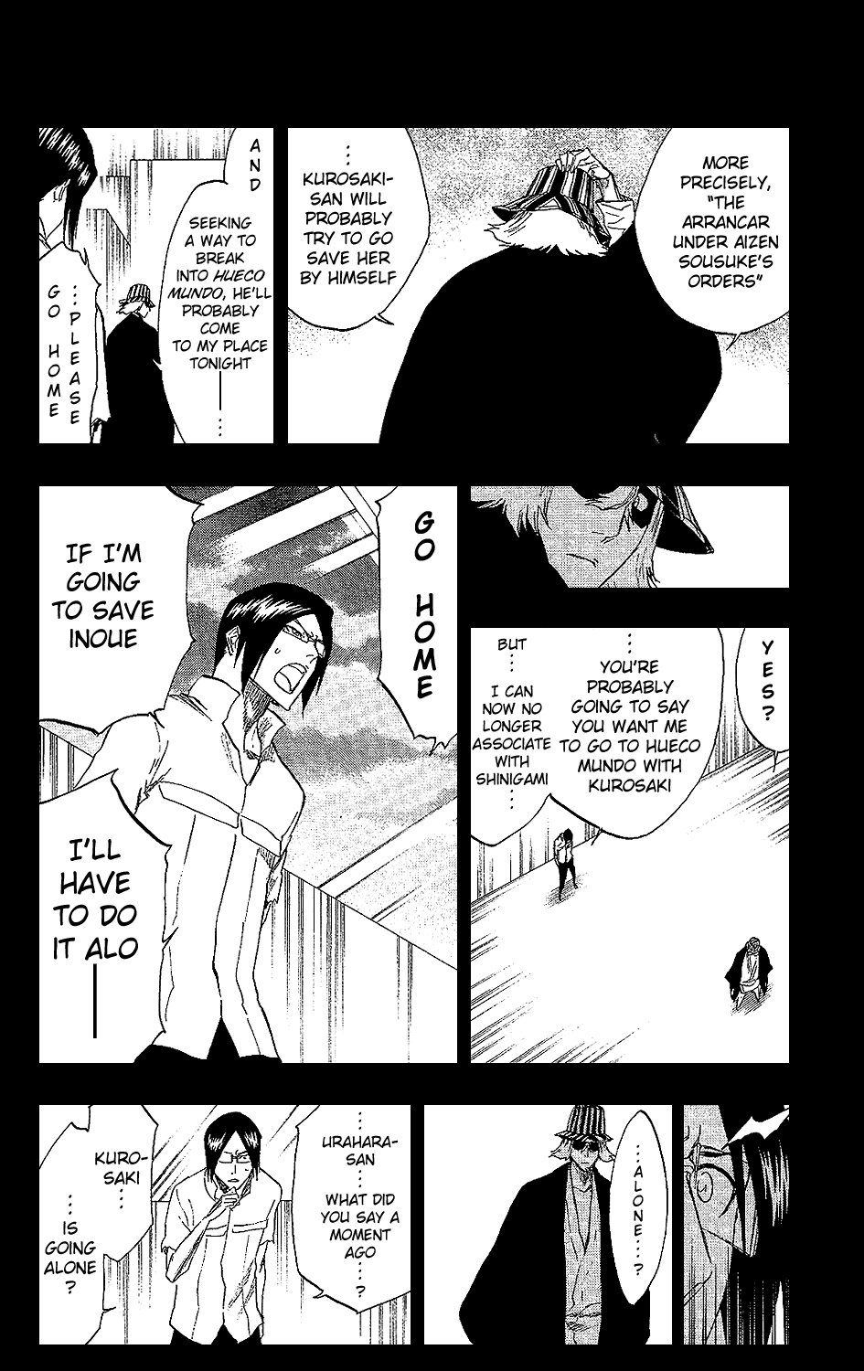 Bleach manga, chapter 241, page 6 of 19