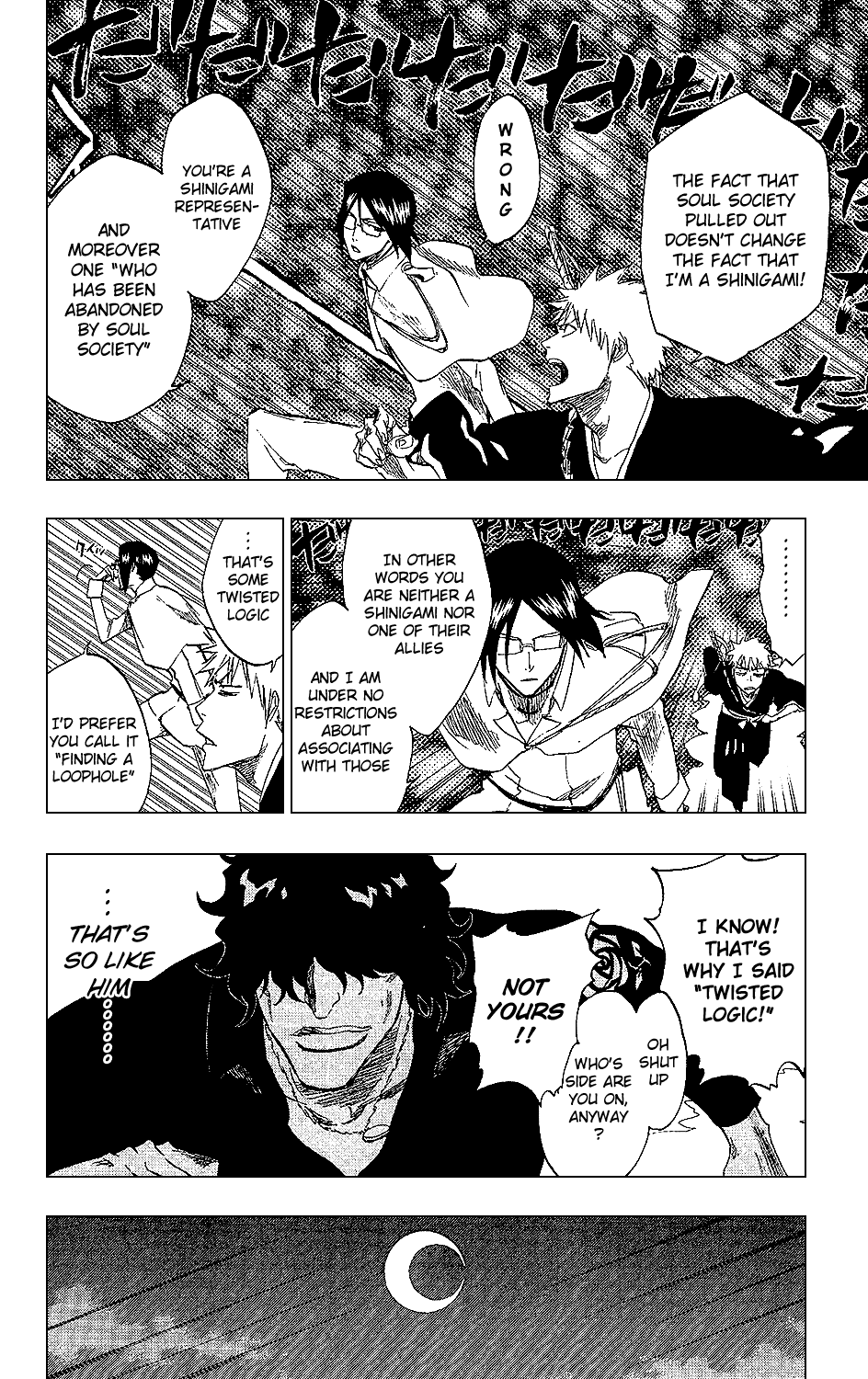 Bleach manga, chapter 241, page 8 of 19