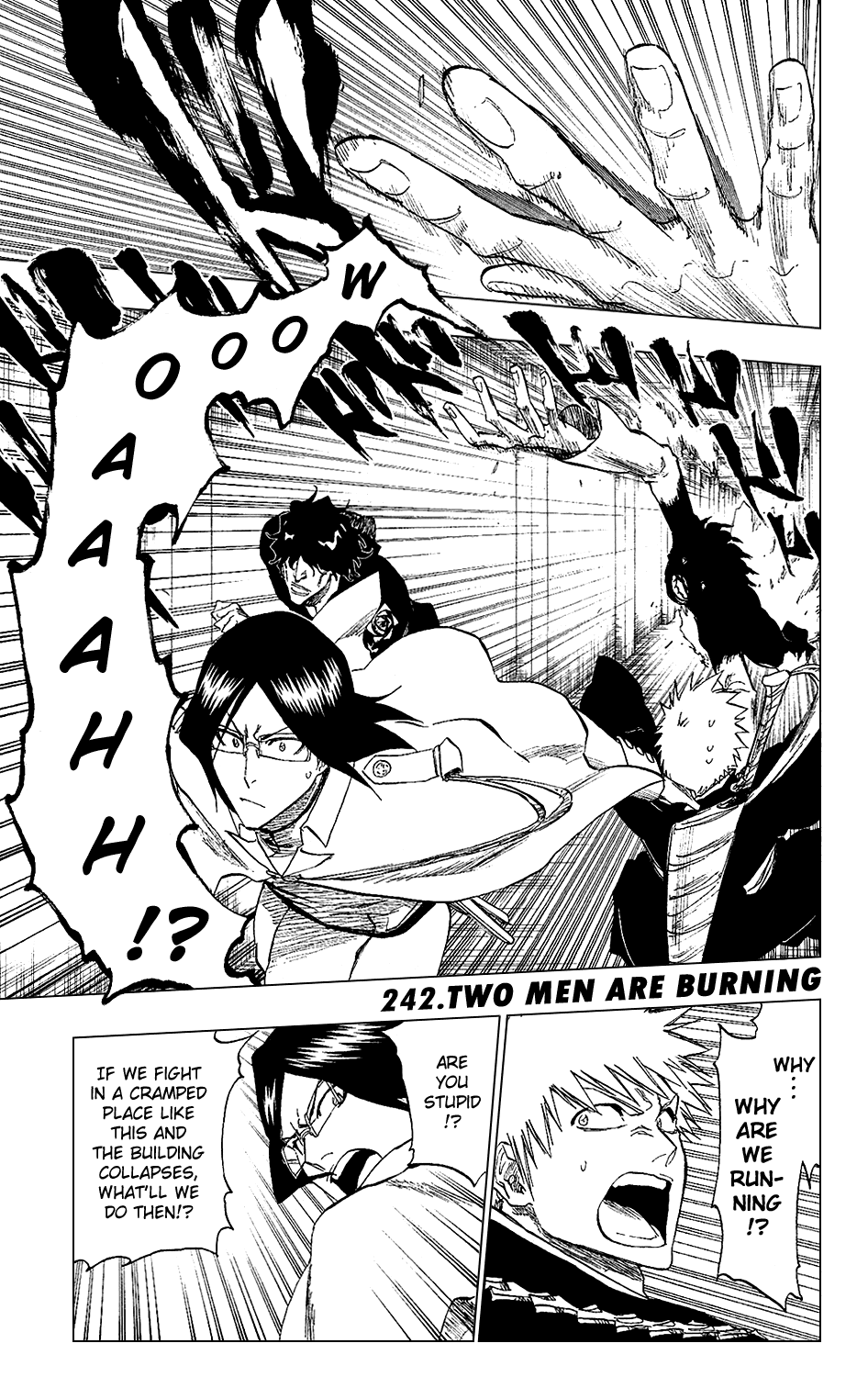 Bleach manga, chapter 242, page 1 of 25