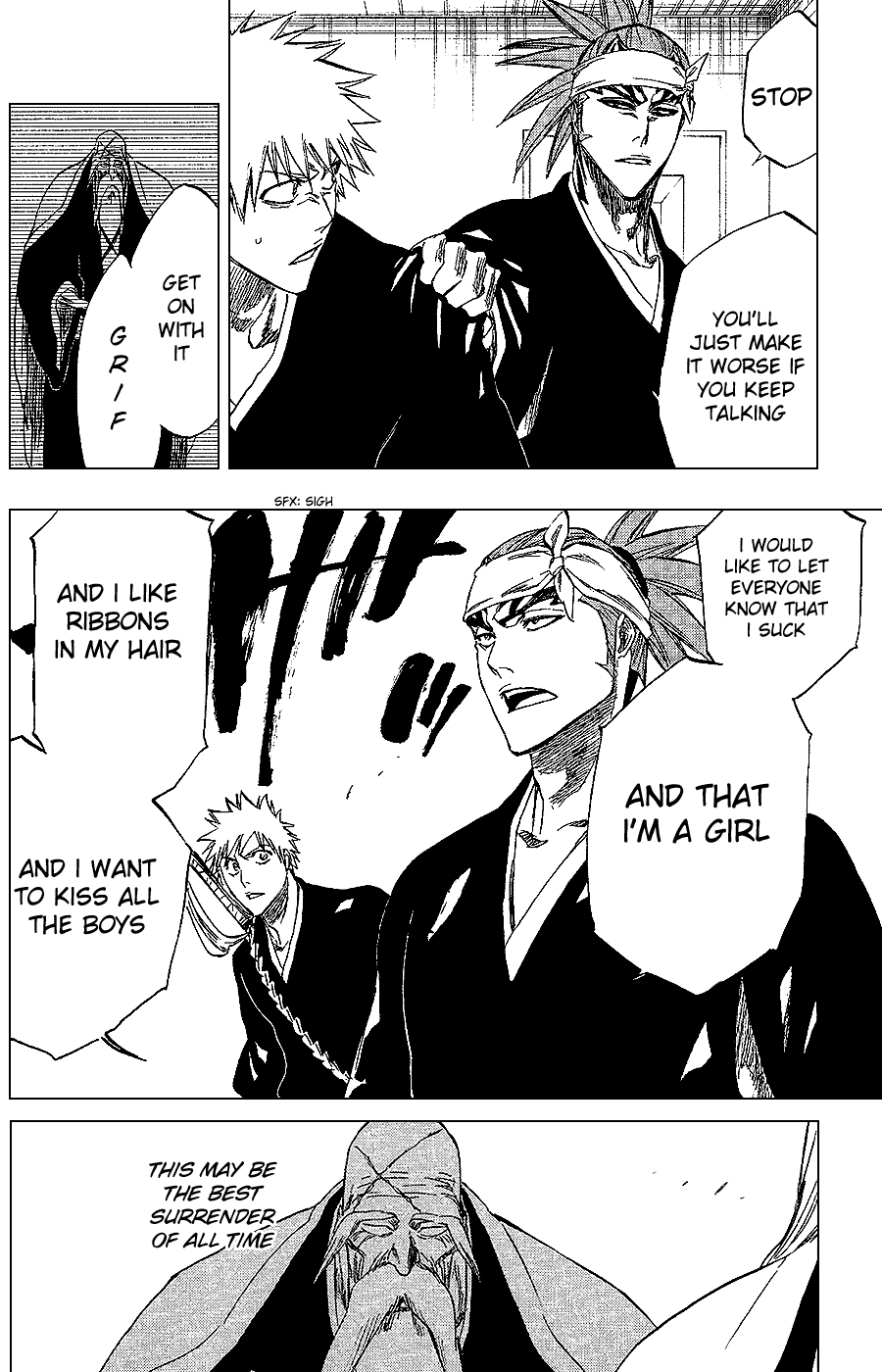 Bleach manga, chapter 242, page 20 of 25