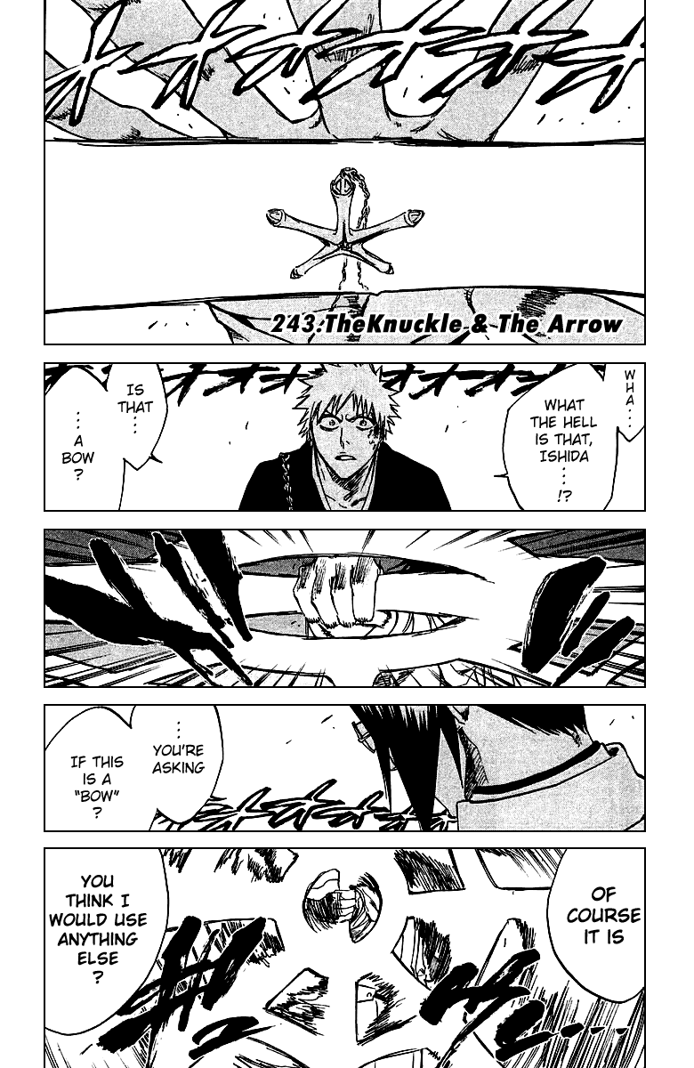 Bleach manga, chapter 243, page 8 of 26