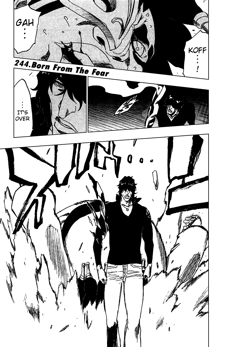 Bleach manga, chapter 244, page 1 of 18