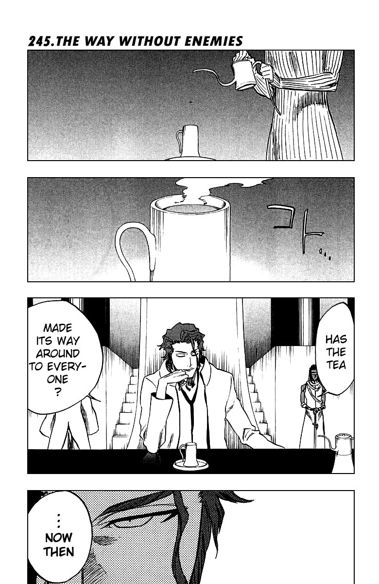 Bleach Chapter 245 page 1 - Chapter 245: The Way Without Enemies
