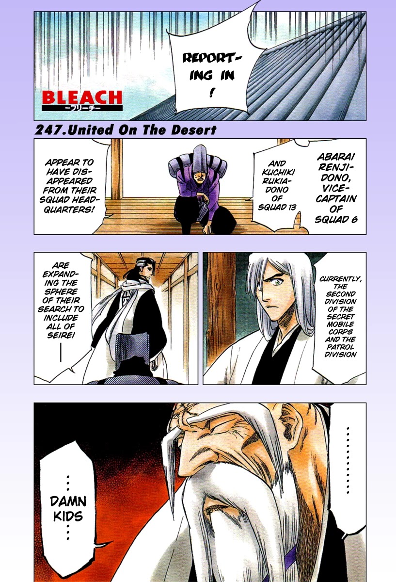 Bleach Chapter 247 page 2 - Chapter 247: United On The Desert