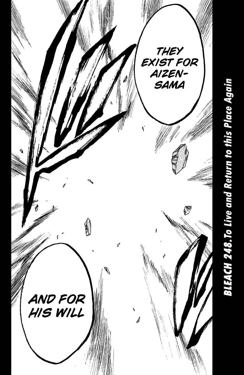 Bleach manga, chapter 248, page 4 of 19