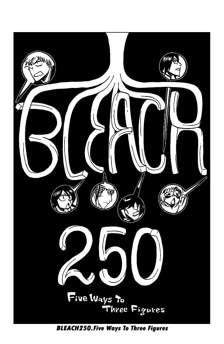 Bleach Chapter 250 page 3 - Chapter 250: Five Ways To Three Figures