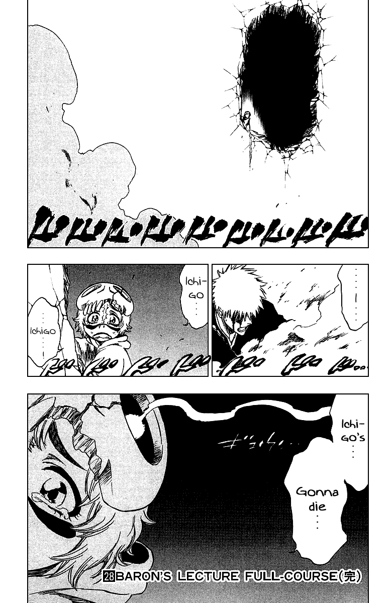 Bleach manga, chapter 251, page 19 of 26