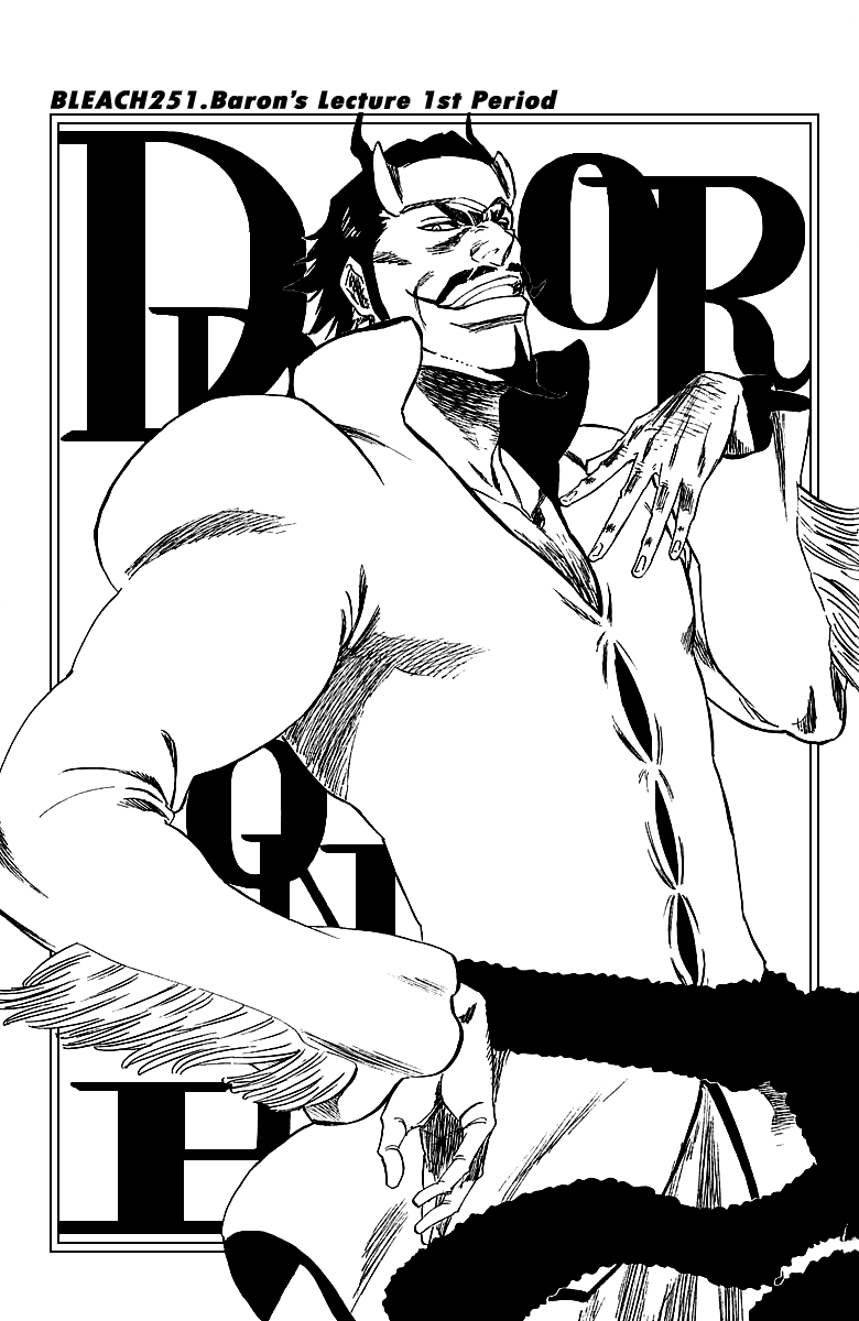 Bleach manga, chapter 251, page 3 of 26