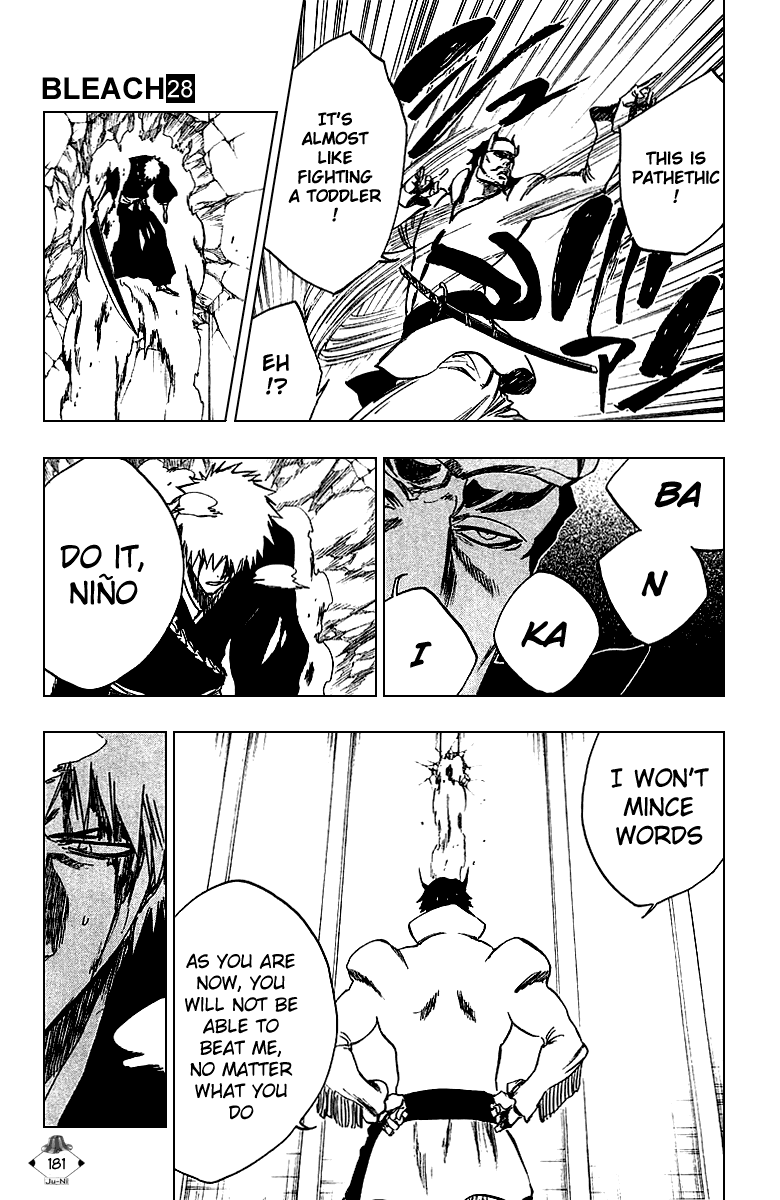 Bleach manga, chapter 251, page 9 of 26